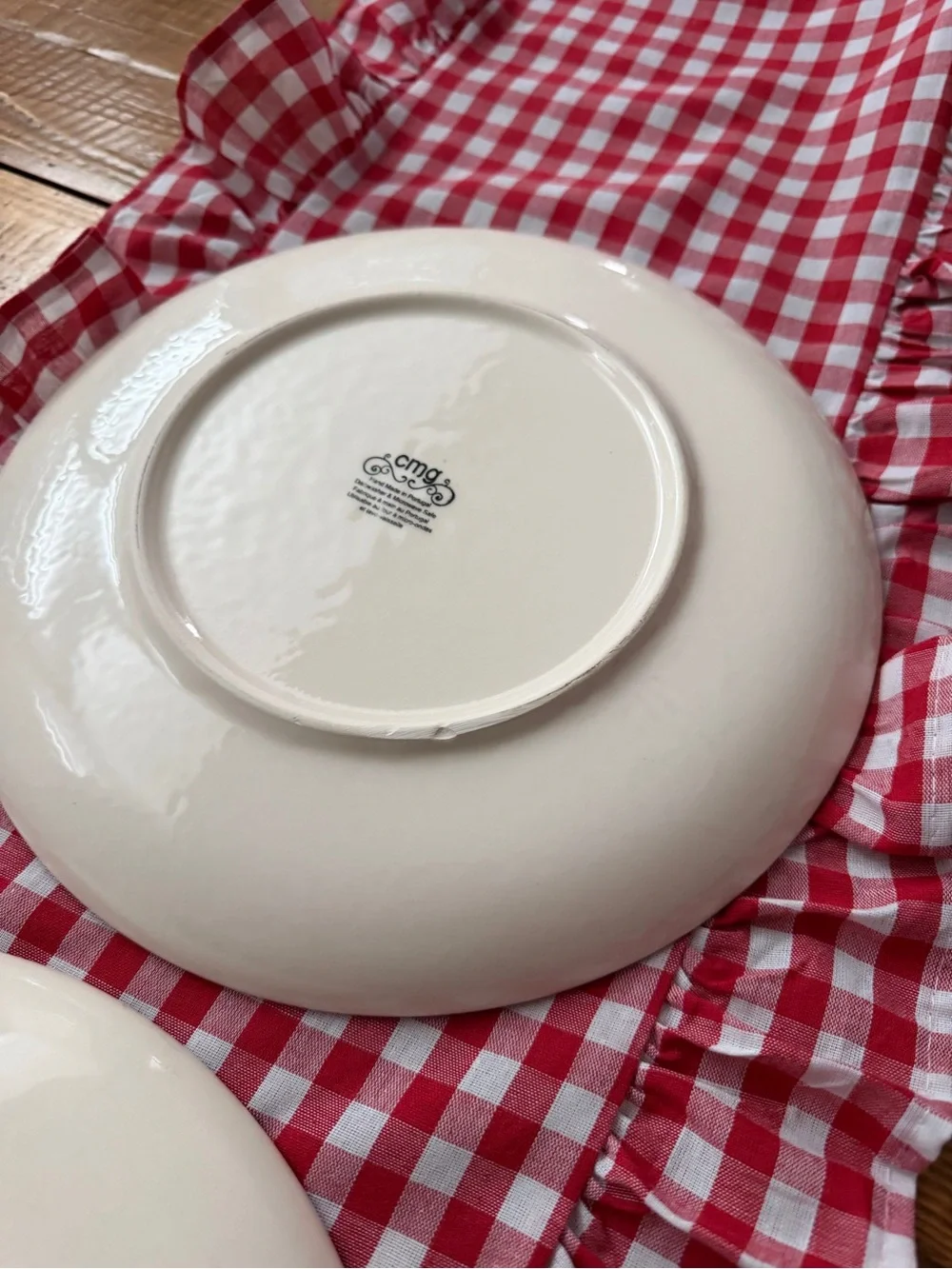 Christmas Tree Dinner Plates - Green & Red